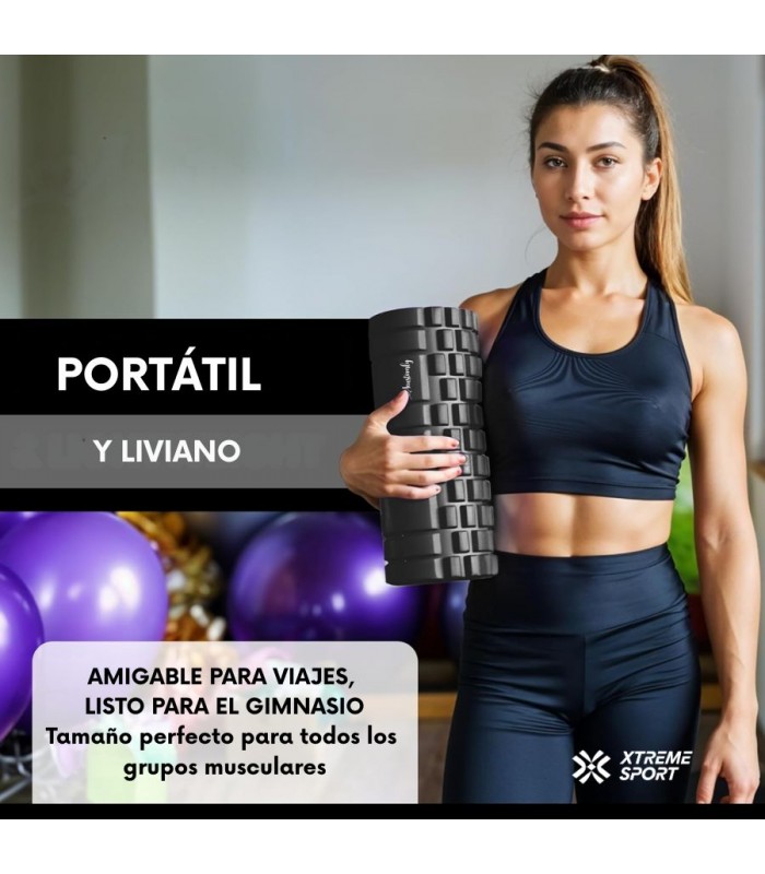 RODILLO ROLLER DE YOGA Y TERAPIA DE 45 CM XTREME SPORT - 4