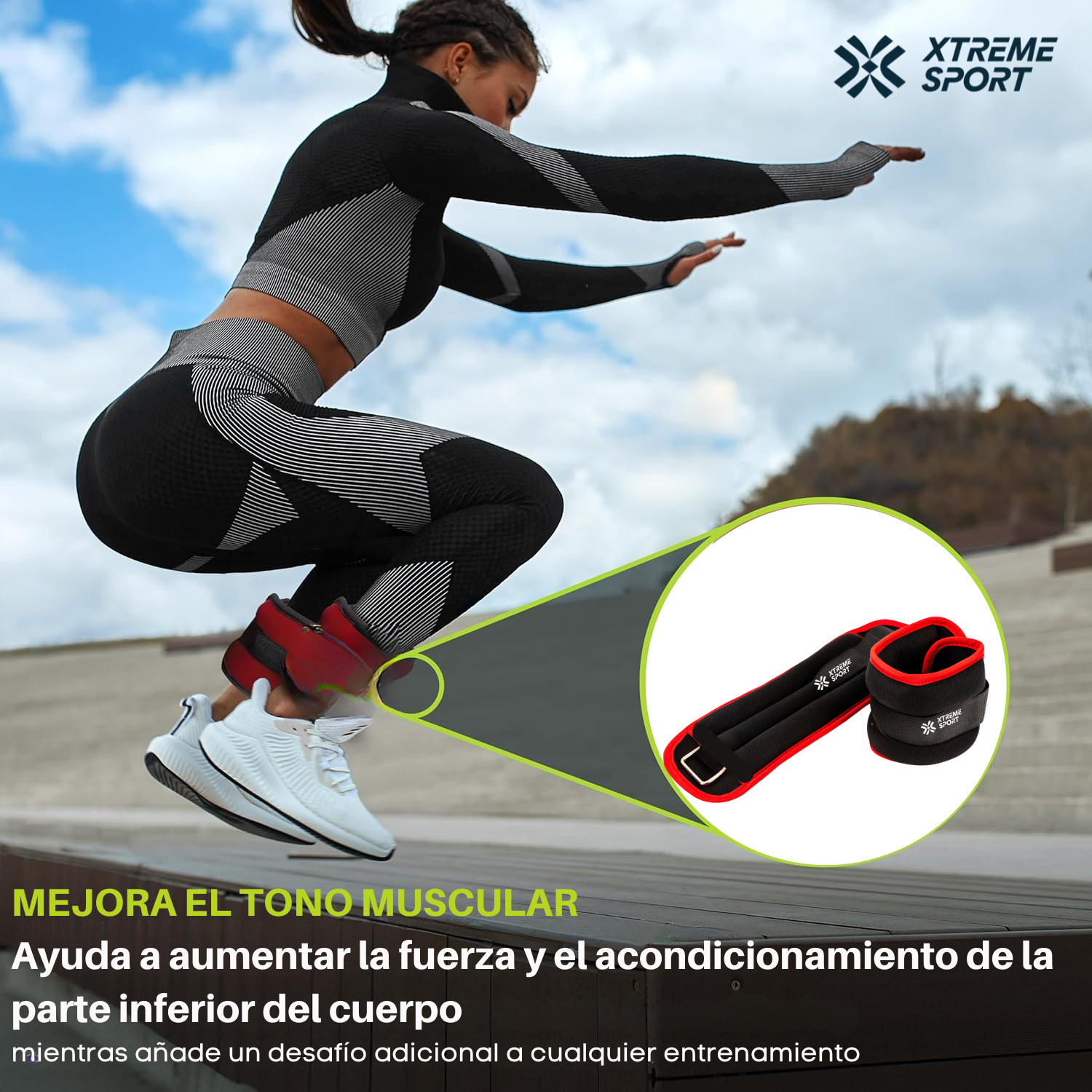 TOBILLERA CON PESO 0.5 KG - EJERCICIO,TERAPIA Y REHABILITACION - 2