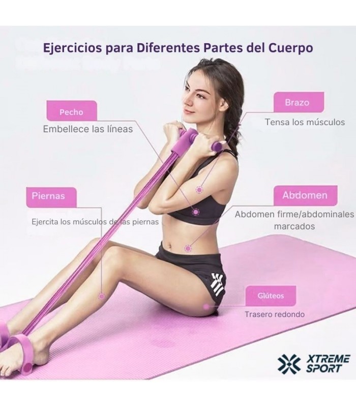 LIGAS DE TENSION MULTIFUNCION X 6 TUBOS ABDOMINALES - 4