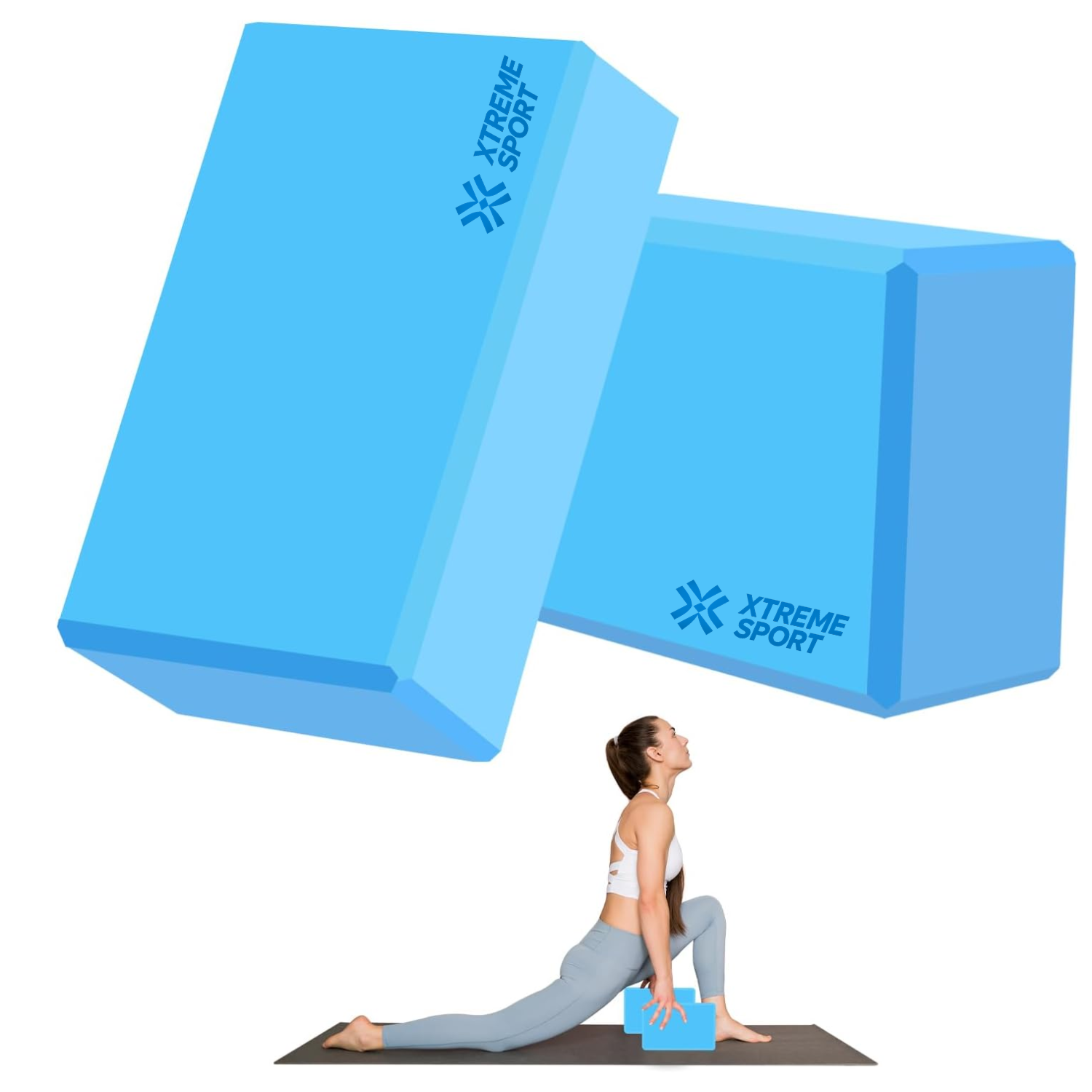BLOQUE DE YOGA Y PILATES DE APOYO 2 PIEZAS - 1