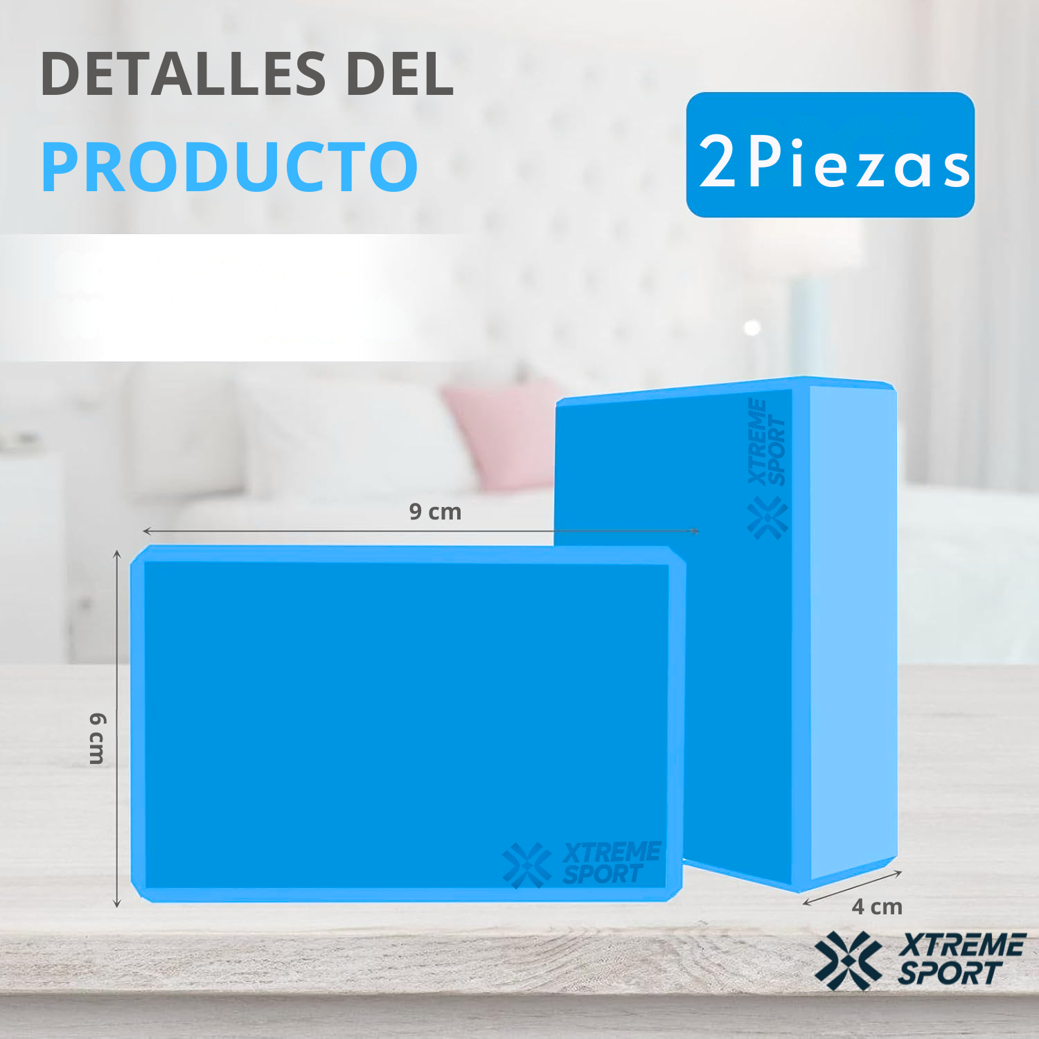 BLOQUE DE YOGA Y PILATES DE APOYO 2 PIEZAS - 2
