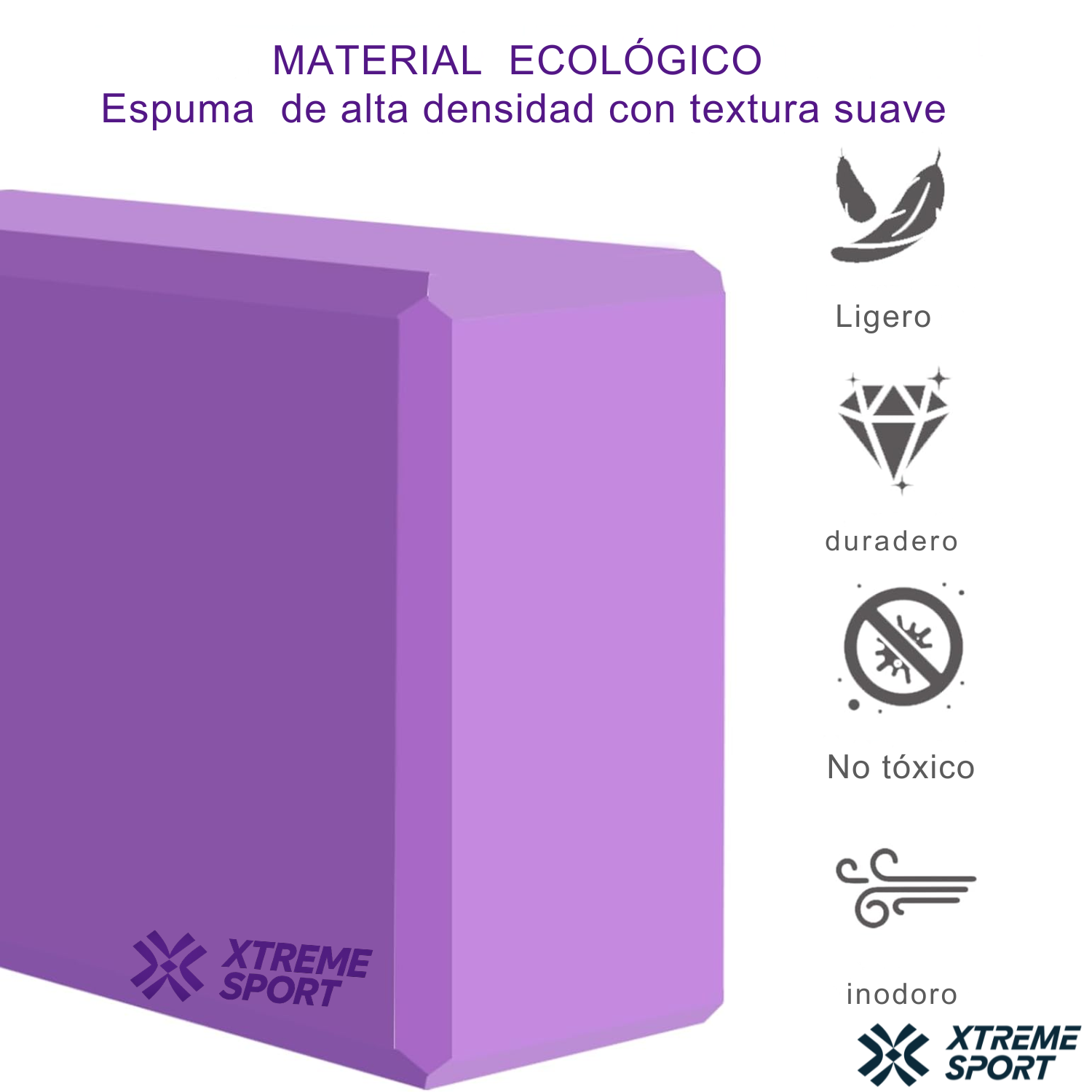 LOQUE DE YOGA Y PILATES DE APOYO 2 PIEZAS - 3