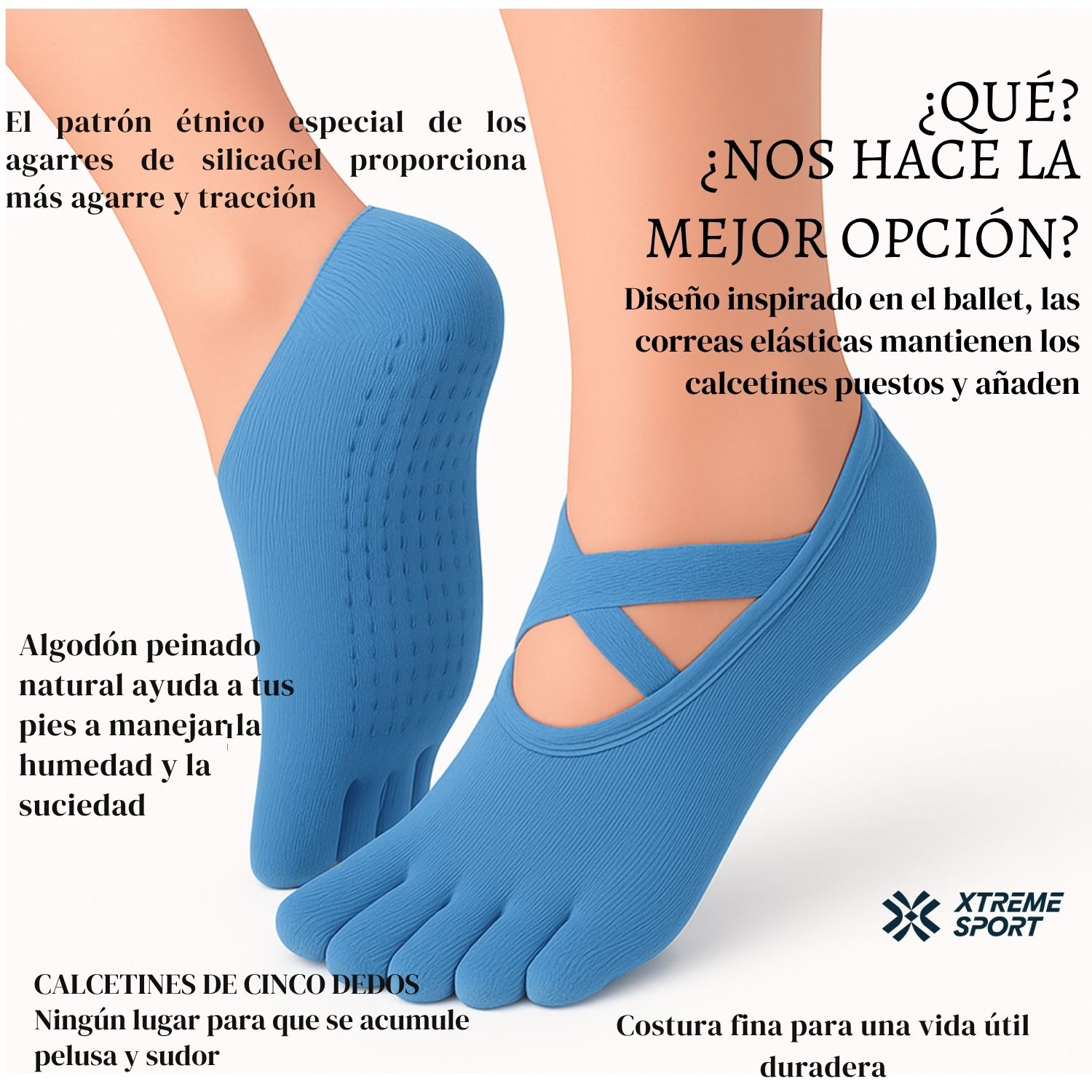 COMBO PILATES PRO 6 EN 1 PELOTA + BANDAS + MAT + ARO + ROLLER + CALCETINES ANTIDESLIZANTES - 7