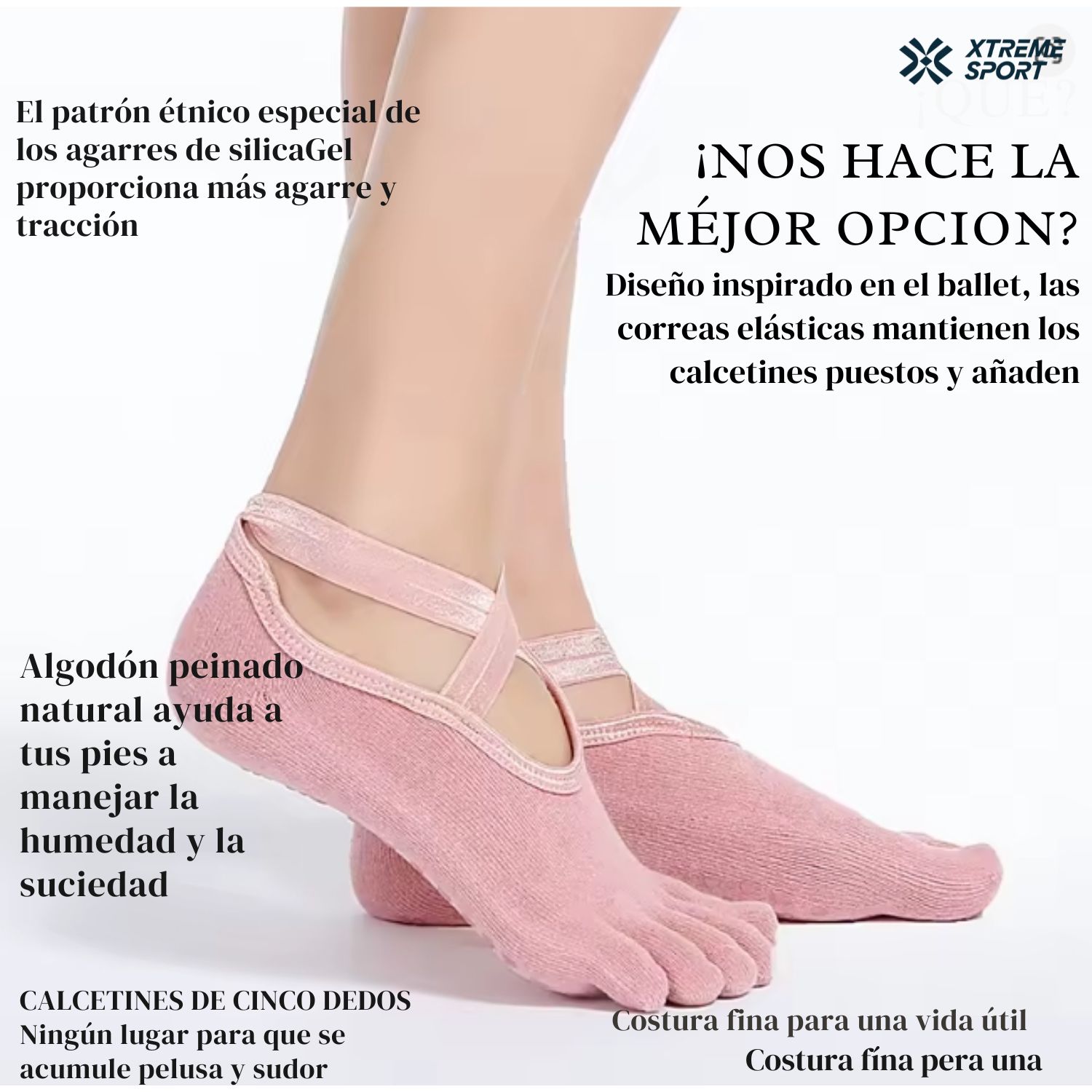 COMBO PILATES PRO 6 EN 1 PELOTA + BANDAS + MAT + ARO + ROLLER + CALCETINES ANTIDESLIZANTES - 7