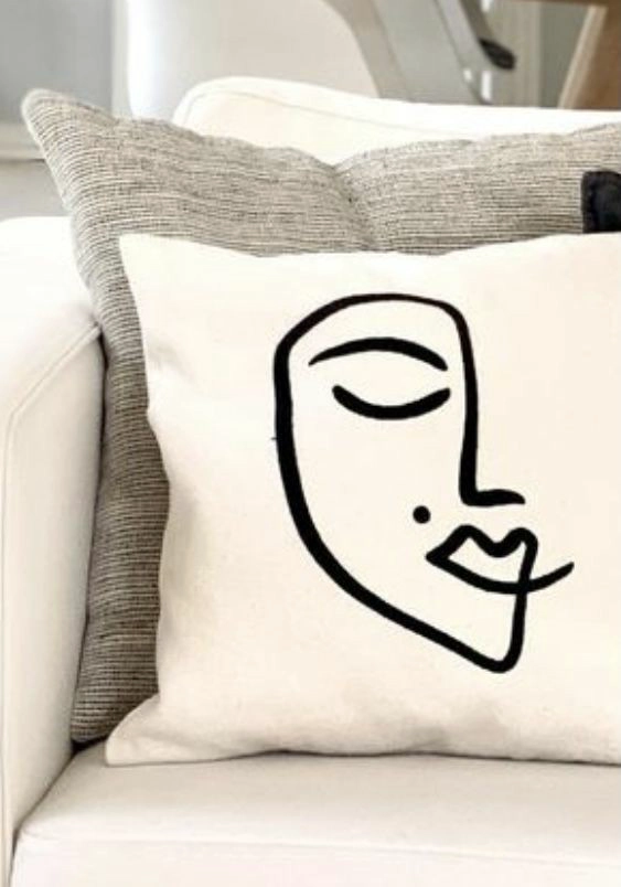 FUNDA ZARA ALMOHADAS.PE MINIMALISTA 40CM NORDICO MEDIO ROSTRO - 2