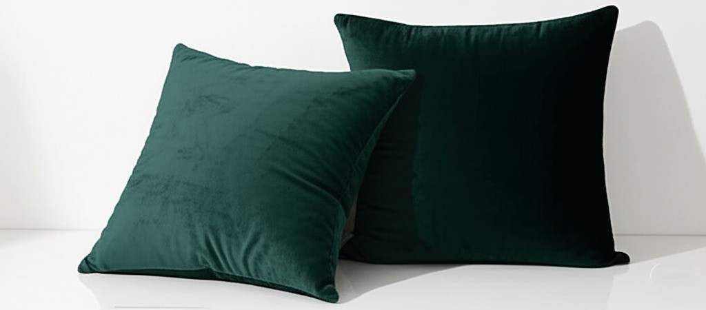 FUNDAS ZARA ALMOHADAS.PE 40CM VERDE PETRÓLEO NAVIDEÑAS ALMOHADA X2 - 4