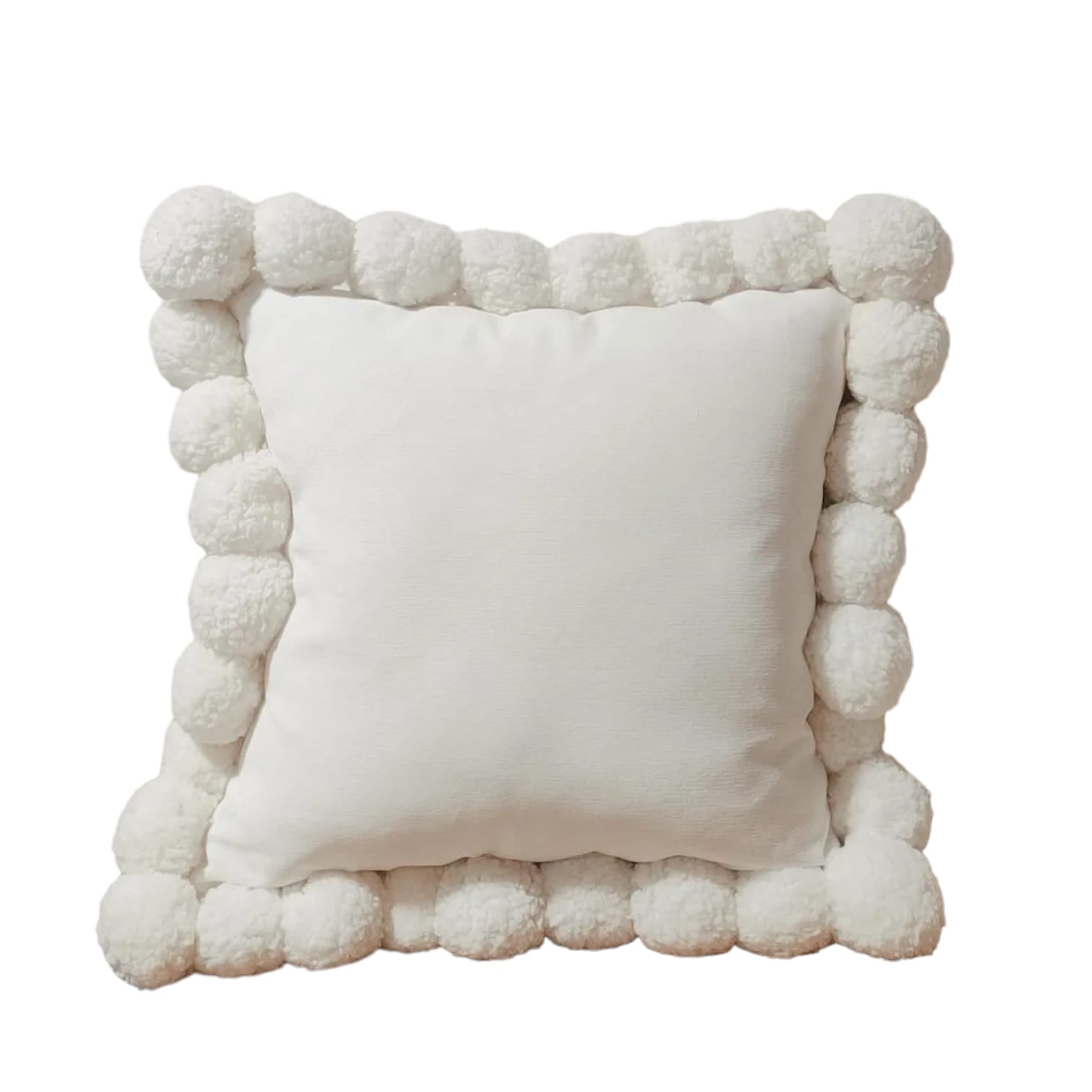 FUNDA COJÍN ZARA ALMOHADAS.PE DECORATIVO NÓRDICO 50X50CM PERLA - 1