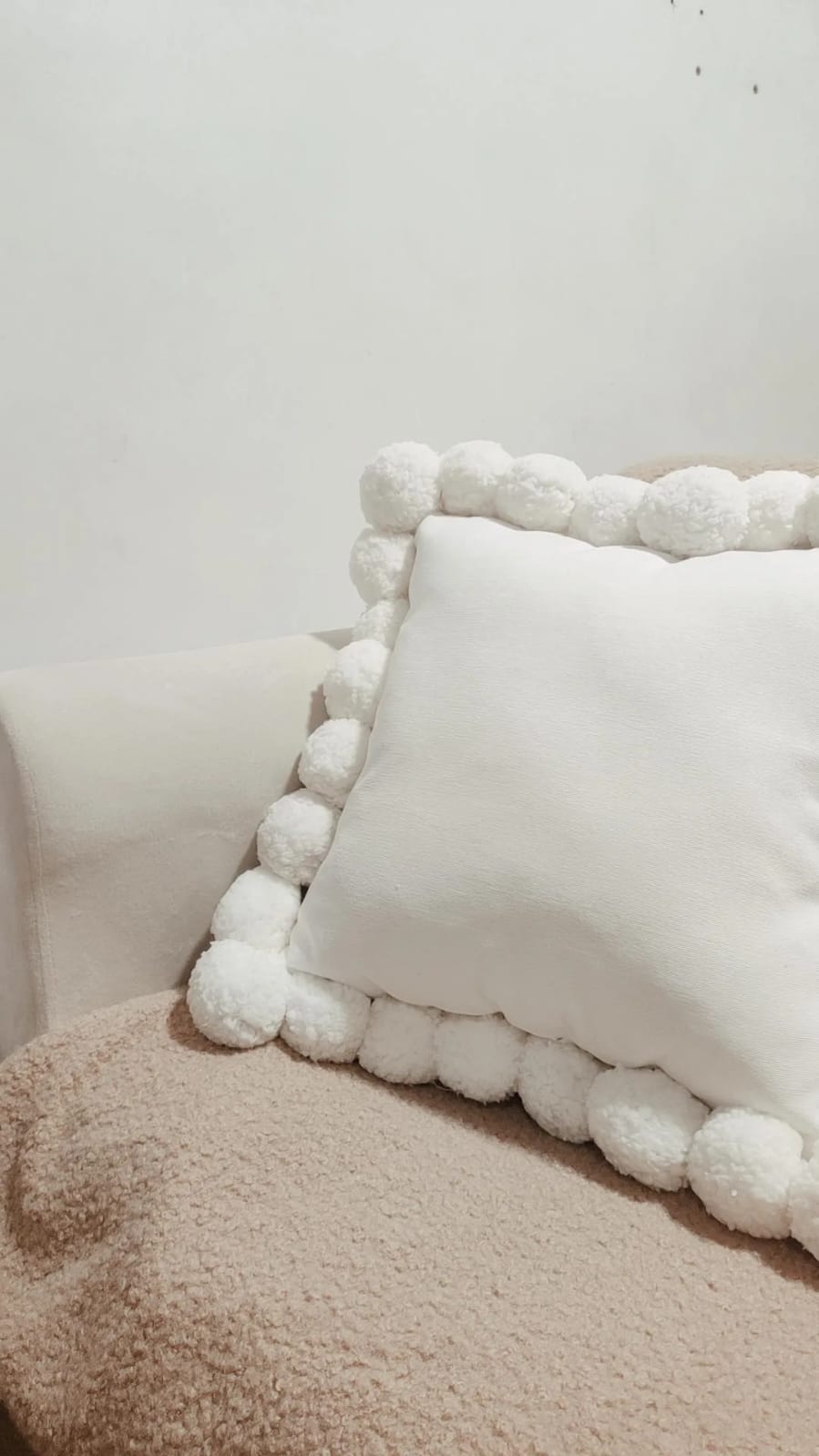 FUNDA COJÍN ZARA ALMOHADAS.PE DECORATIVO NÓRDICO 50X50CM PERLA - 3