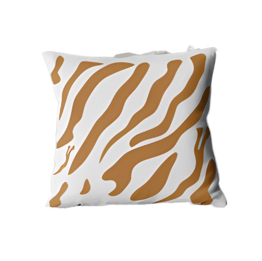 Funda Minimalista Animal Print Blanco 40x40 Cm - 1
