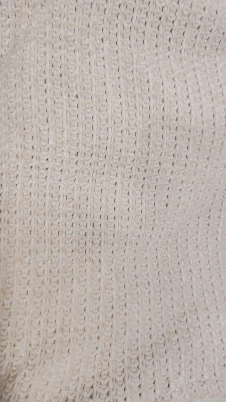 MANTA - PIE DE CAMA 200X120 EN TEJIDO WAFFLE CON BORLAS - COLOR CHOCOLATE - 3