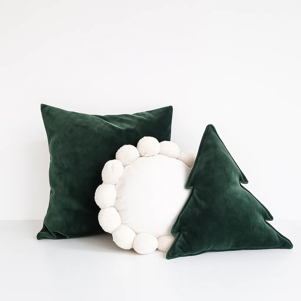 SET NAVIDEÑO 3 COJINES ESTILO NÓRDICO FANTASTIC 45X45 ZALMOHADAS - 1