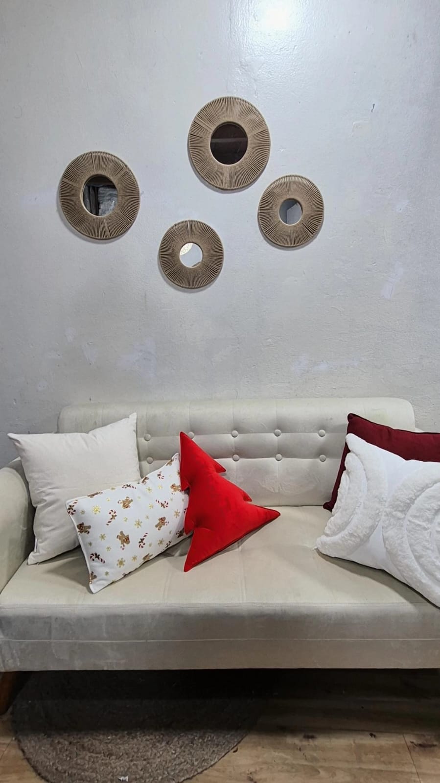 PACK NAVIDEÑO ROJO COJINES + ÁRBOL 30X50 CM 30X45 CM - 3