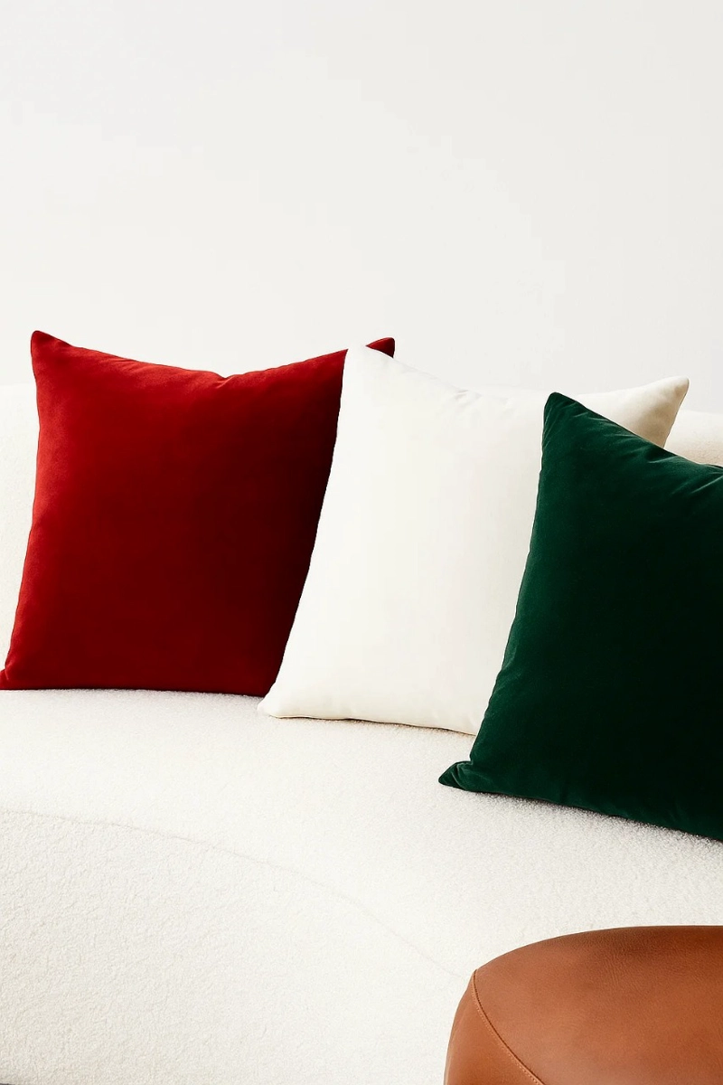 03 FUNDAS PETRÓLEO NAVIDEÑAS BOHO 40 X 40 CM - 2