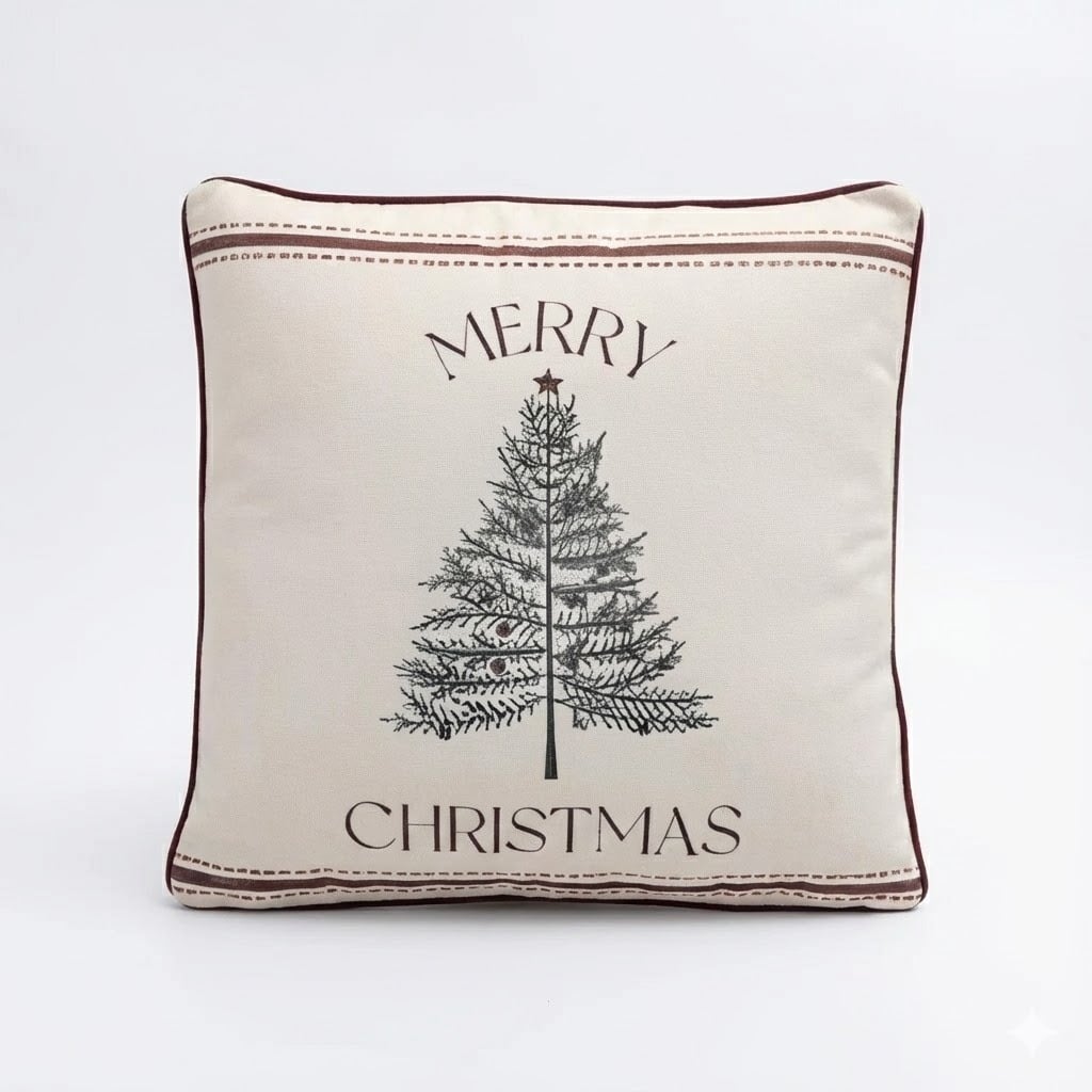 PACK NAVIDEÑO FARMHOUSE ZALMOHADAS COJÍN + MANTA DECORATIVA - 4