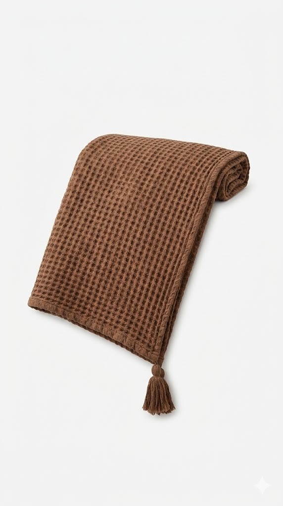 MANTA AURA CHOCOLATE CONFORT Y ELEGANCIA 195X250CM - 1