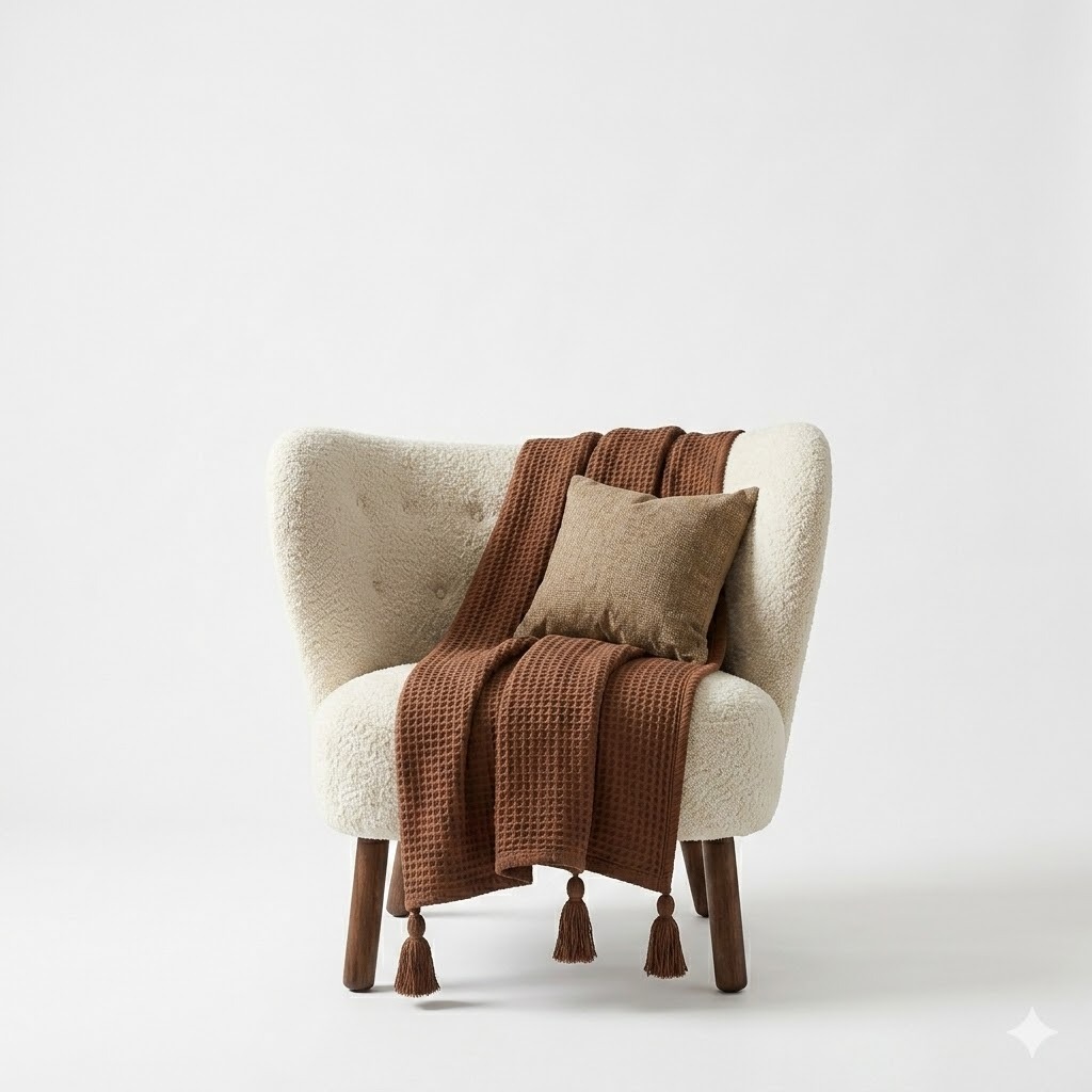 MANTA AURA CHOCOLATE CONFORT Y ELEGANCIA 195X250CM - 2