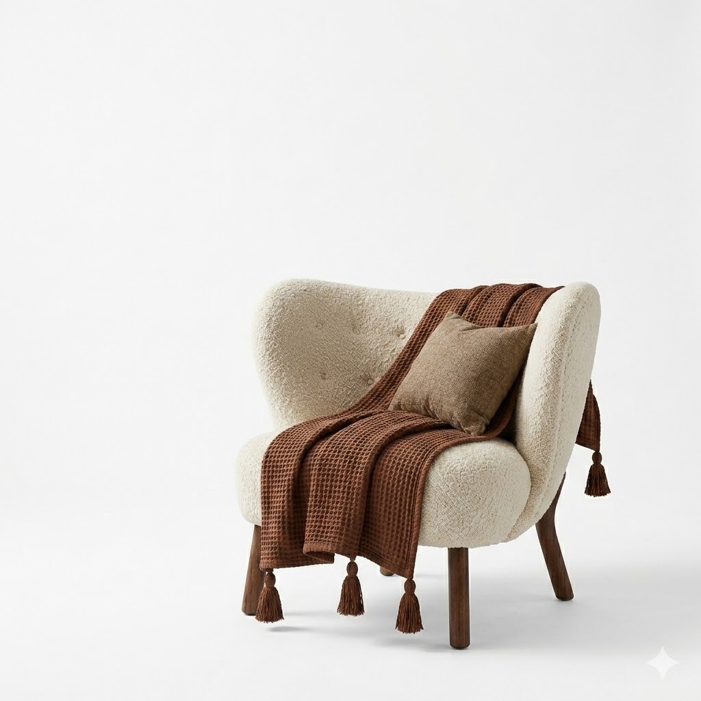 MANTA AURA CHOCOLATE CONFORT Y ELEGANCIA 195X250CM - 3
