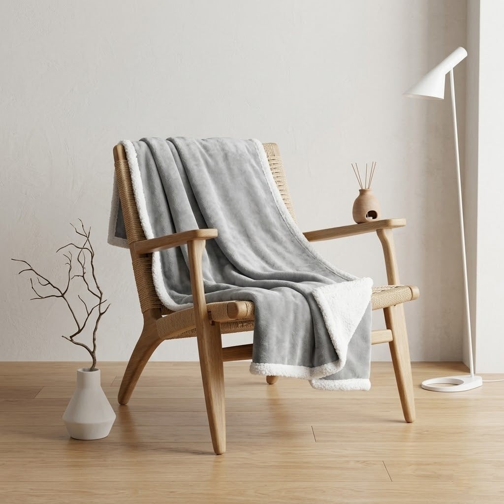 MANTA PREMIUM ZALMOHADAS PLOMO - 125X150 CM - 6