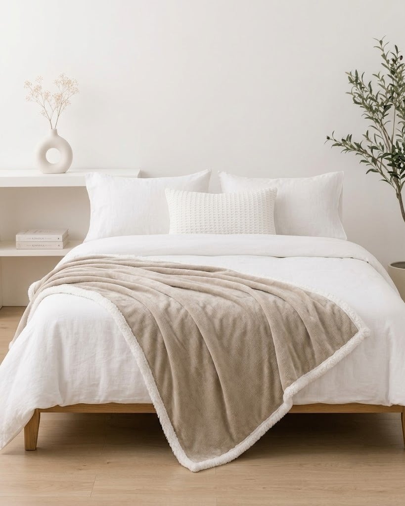 MANTA PREMIUM ZALMOHADAS BEIGE FORCE - 125X150 CM - 5