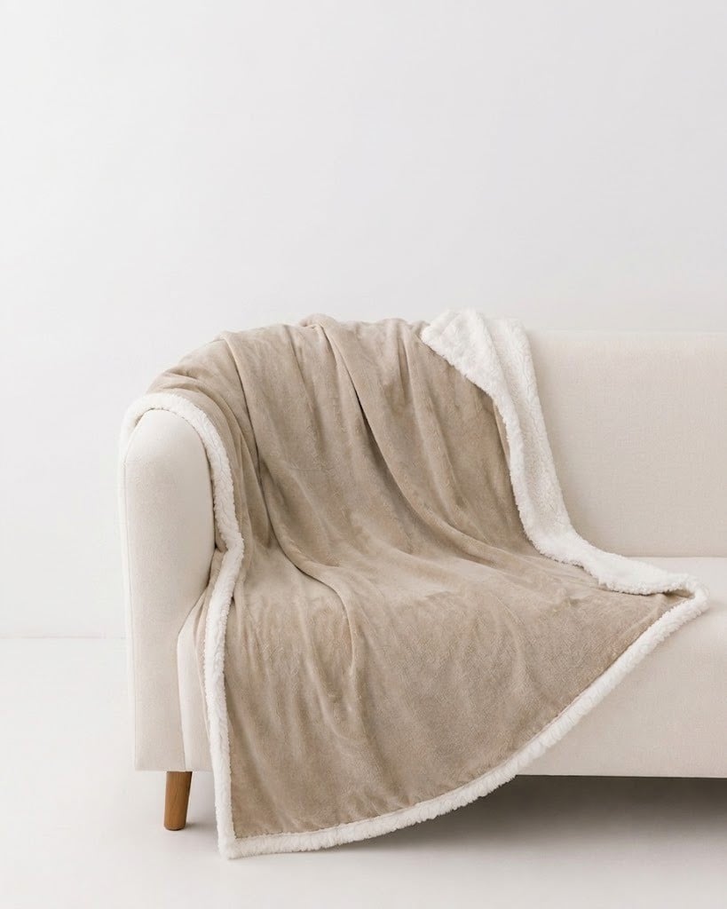 MANTA PREMIUM ZALMOHADAS BEIGE FORCE - 125X150 CM - 6