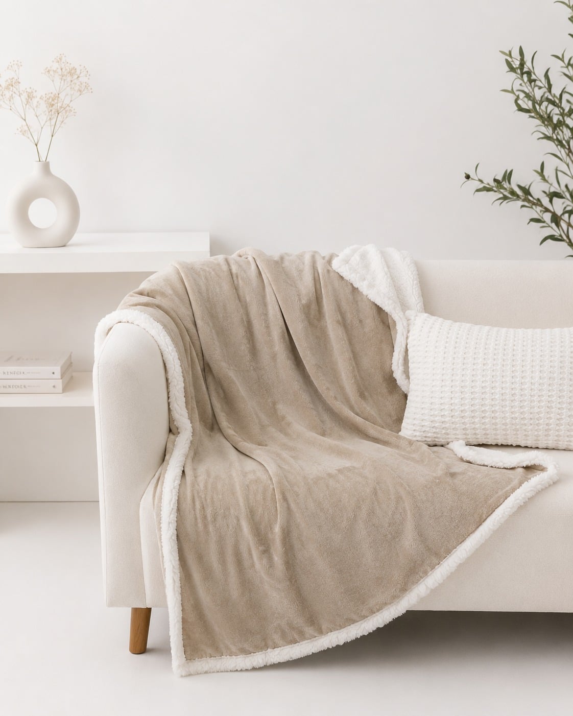 MANTA PREMIUM ZALMOHADAS BEIGE FORCE - 125X150 CM - 7