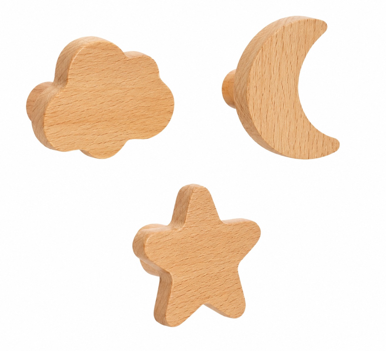 SET DE GANCHOS DECORATIVOS INFANTILES ZALMOHADAS DREAM HOOKS X3 - 1