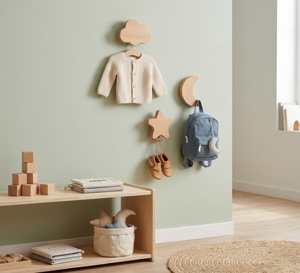 SET DE GANCHOS DECORATIVOS INFANTILES ZALMOHADAS DREAM HOOKS X3 - 5
