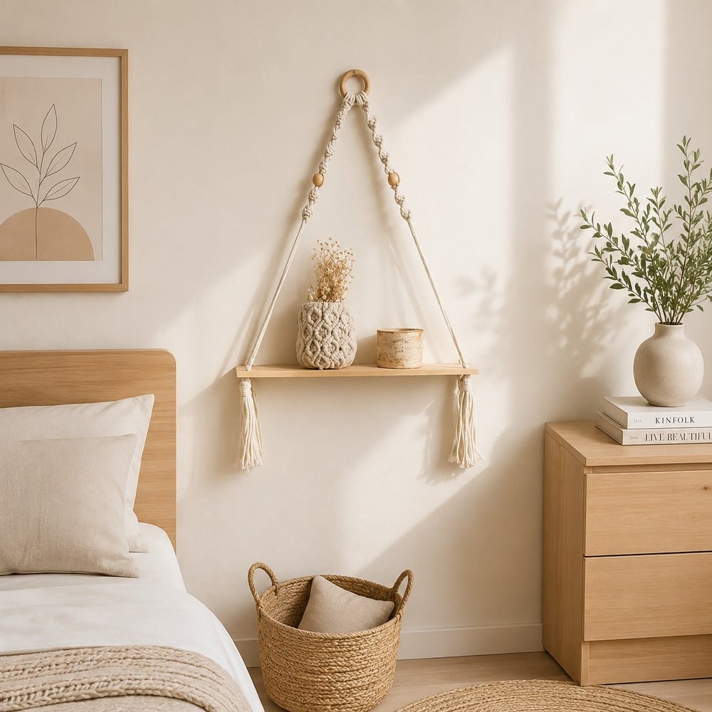 ESTANTE DECORATIVO ZALMOHADAS BOHO DREAM 60X35 CM - 4