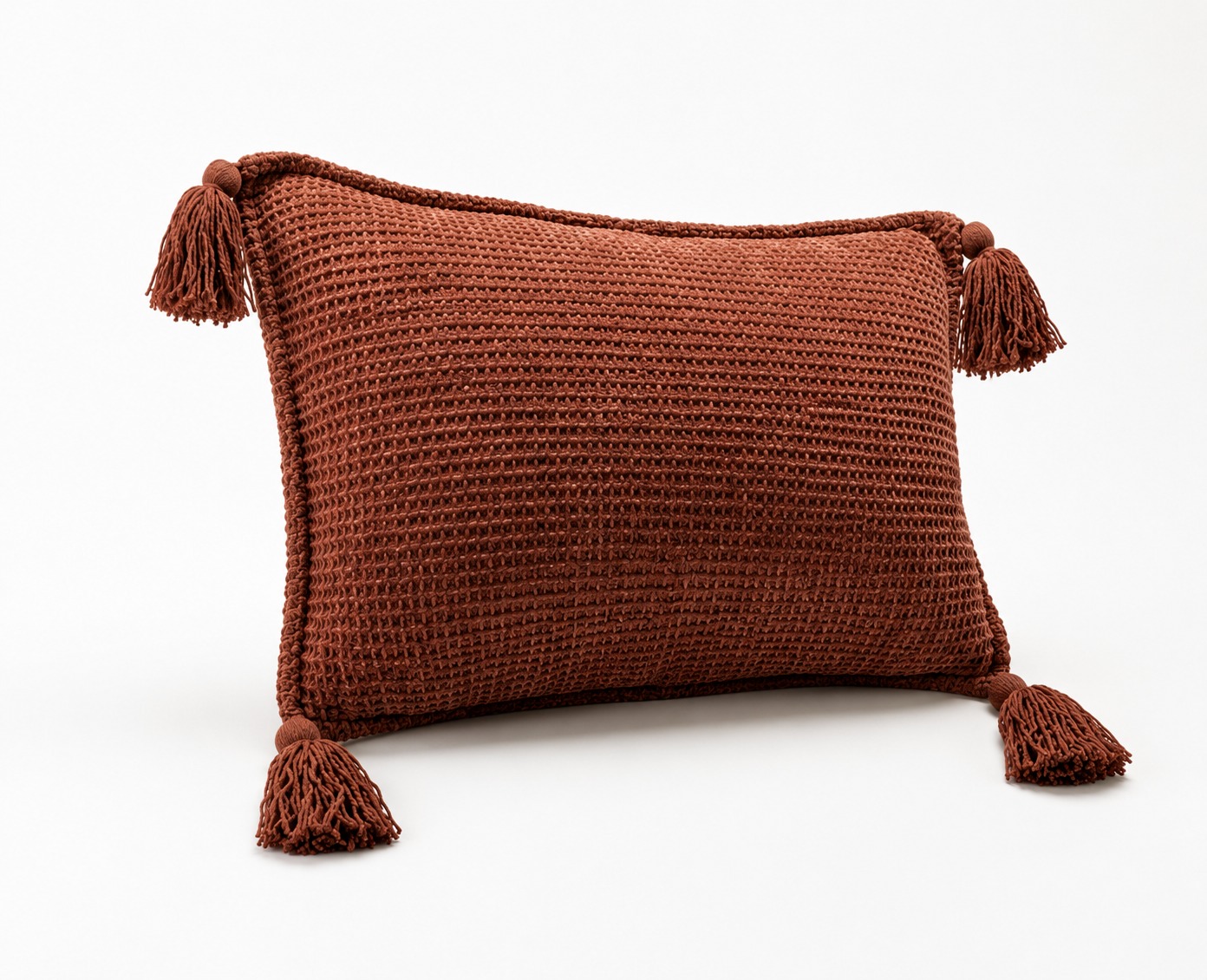 COJÍN BOHO “TIERRA NÓMADA ” CHOCOLATE 30×50 ZALMOHADAS - 5