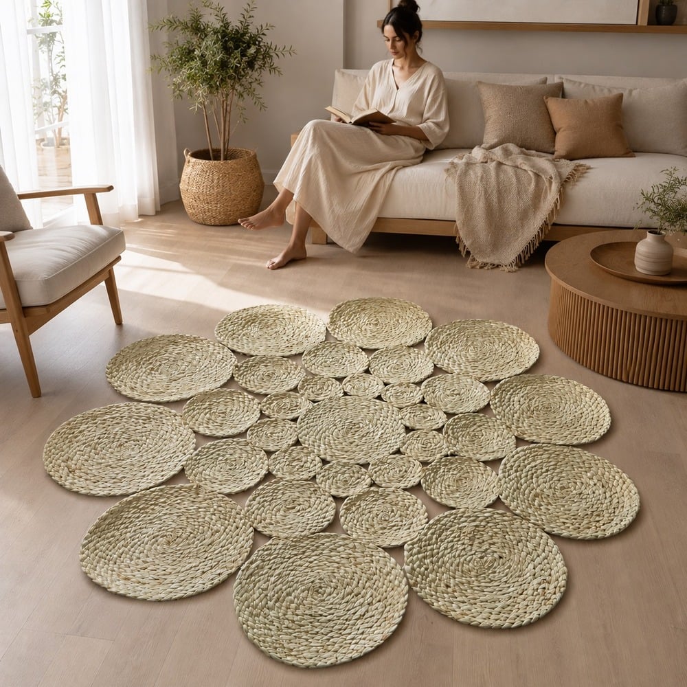 ALFOMBRA BOHEMIA AURA 120 × 120 CM ZALMOHADAS - 3