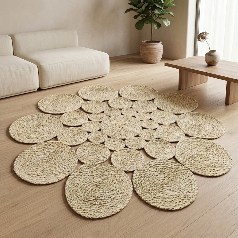 ALFOMBRA BOHEMIA AURA 120 × 120 CM ZALMOHADAS - 4