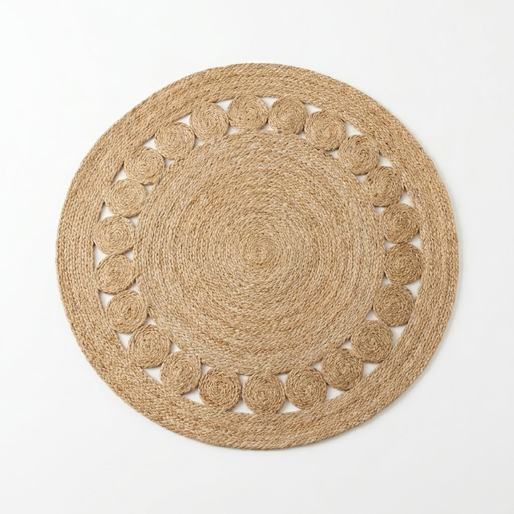 ALFOMBRA MANDALA DE ARENA 120X120 CM ZALMOHADAS - 1