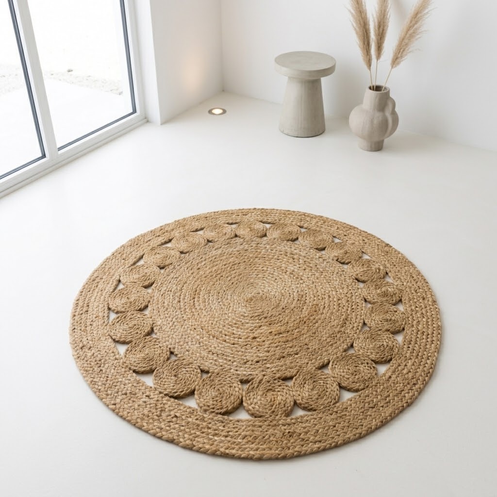 ALFOMBRA MANDALA DE ARENA 120X120 CM ZALMOHADAS - 6