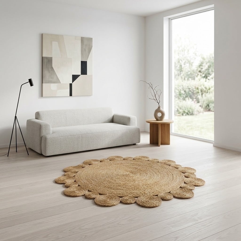 ALFOMBRA ESPIRAL BOHEMIA 120X120 CM ZALMOHADAS - 3