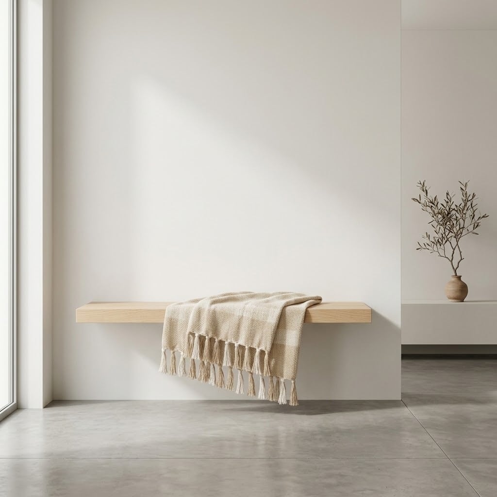 MANTA BOHEMIA NATIVA HUESO Y BEIGE 200X200 CM ZALMOHADAS - 5