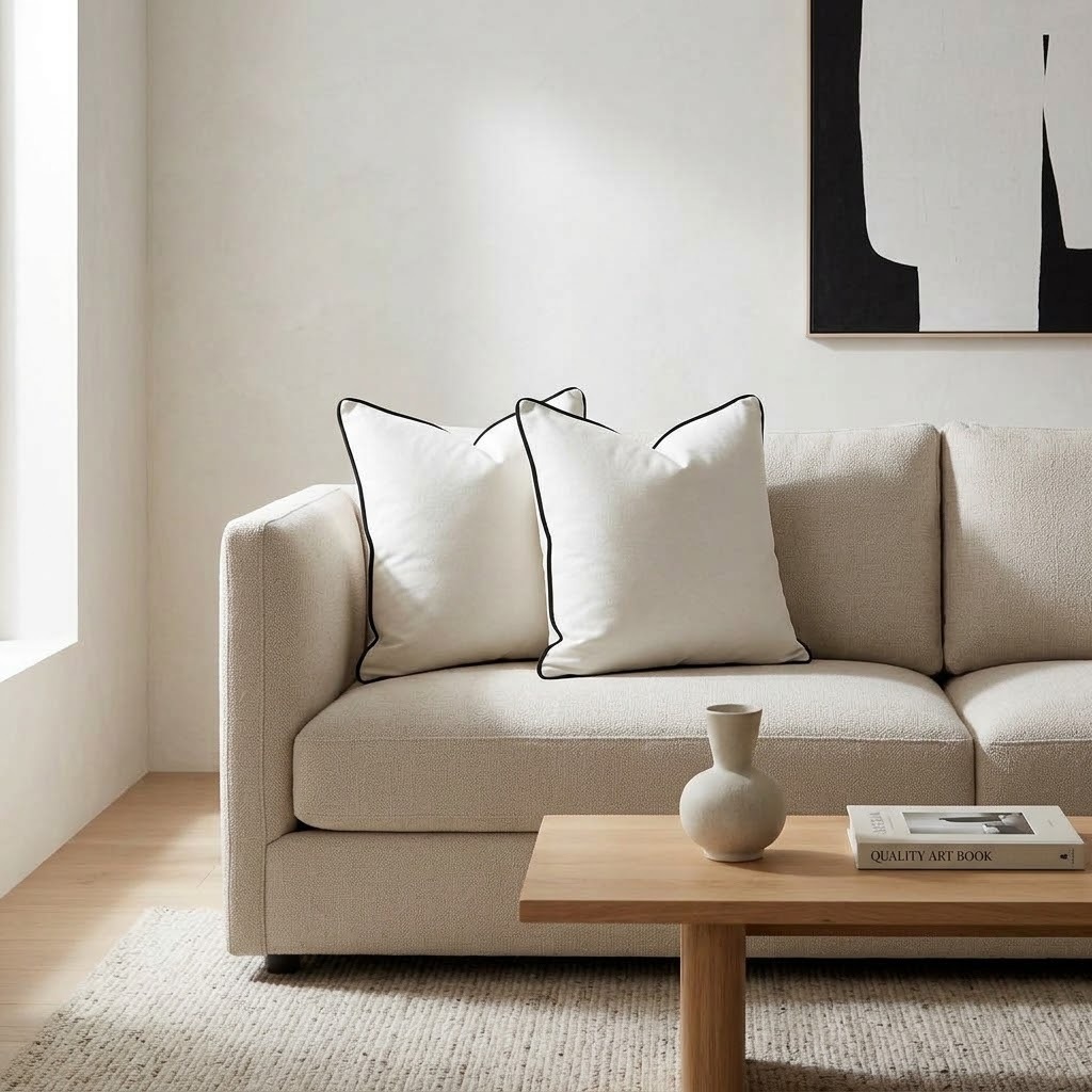 SET DÚO BLANCO PERLA SIGNATURE (50×50 CM) - 4