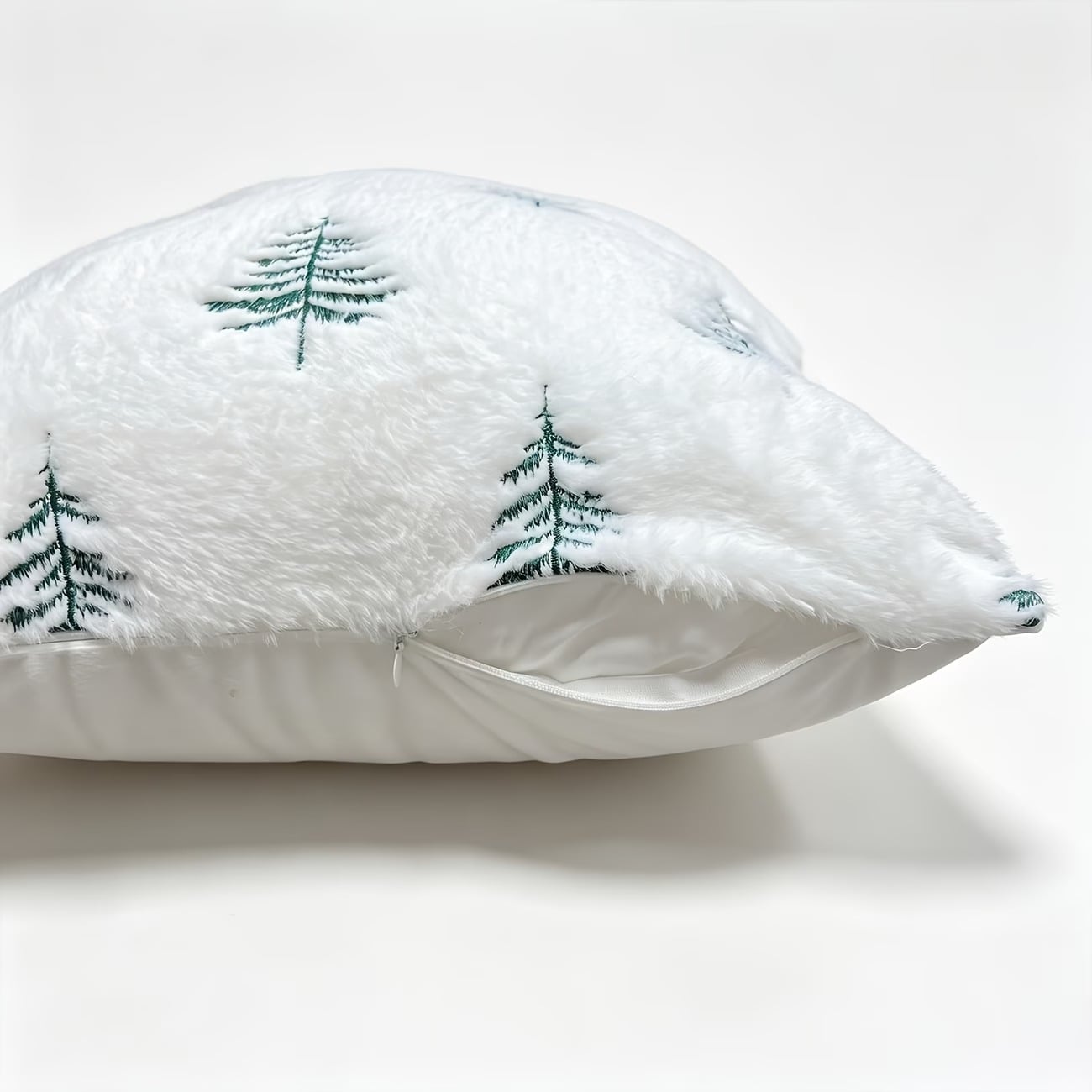 PACK X2 COJINES WINTER TREES BLANCO PREMIUM ZALMOHADAS – 45 × 45 CM - 2