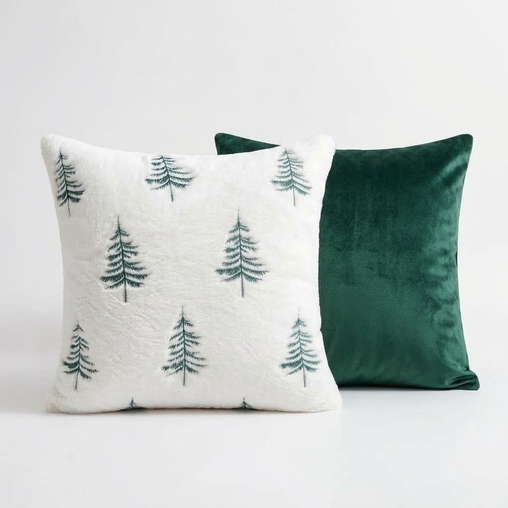 PACK 2 COJINES ÉLAN NAVIDEÑO ZALMOHADAS – 45 × 45 CM - 1