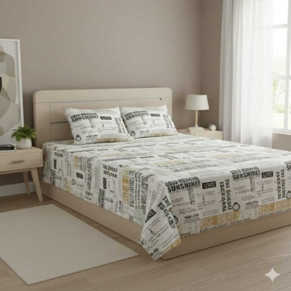 JUEGO DE SABANAS 50% ALGODON 2PLZ NORWALK FREE HOME - 1
