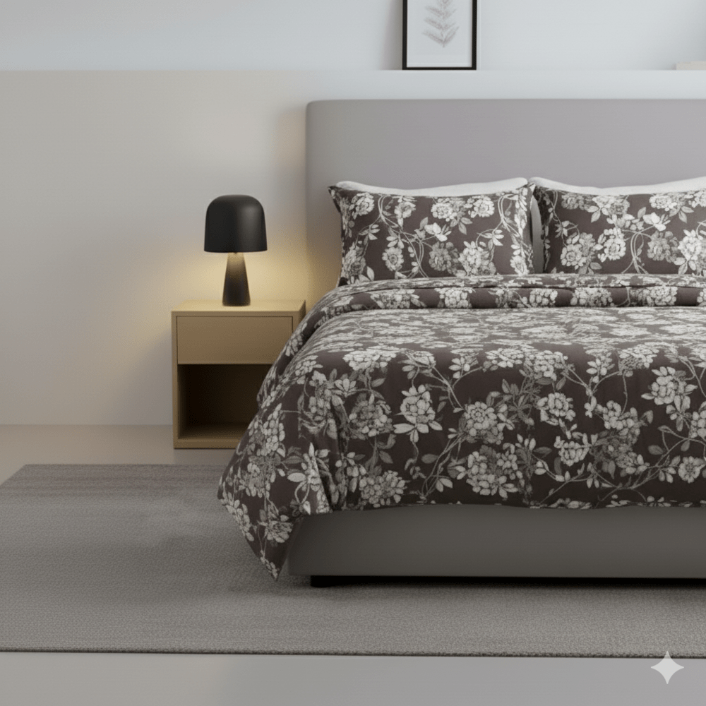 EDREDON 100% ALGODON 220 HILOS CON FUNDA SHAM QUEEN YAKARTA FREE HOME PREMIUM - 1