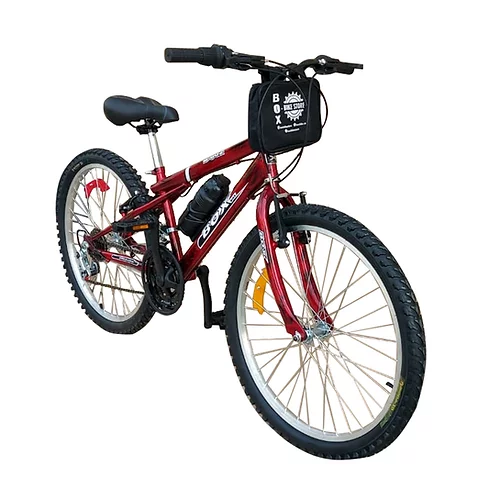 BICICLETA BOX MTB ARO 24 - ROJO JASPEADO - 3