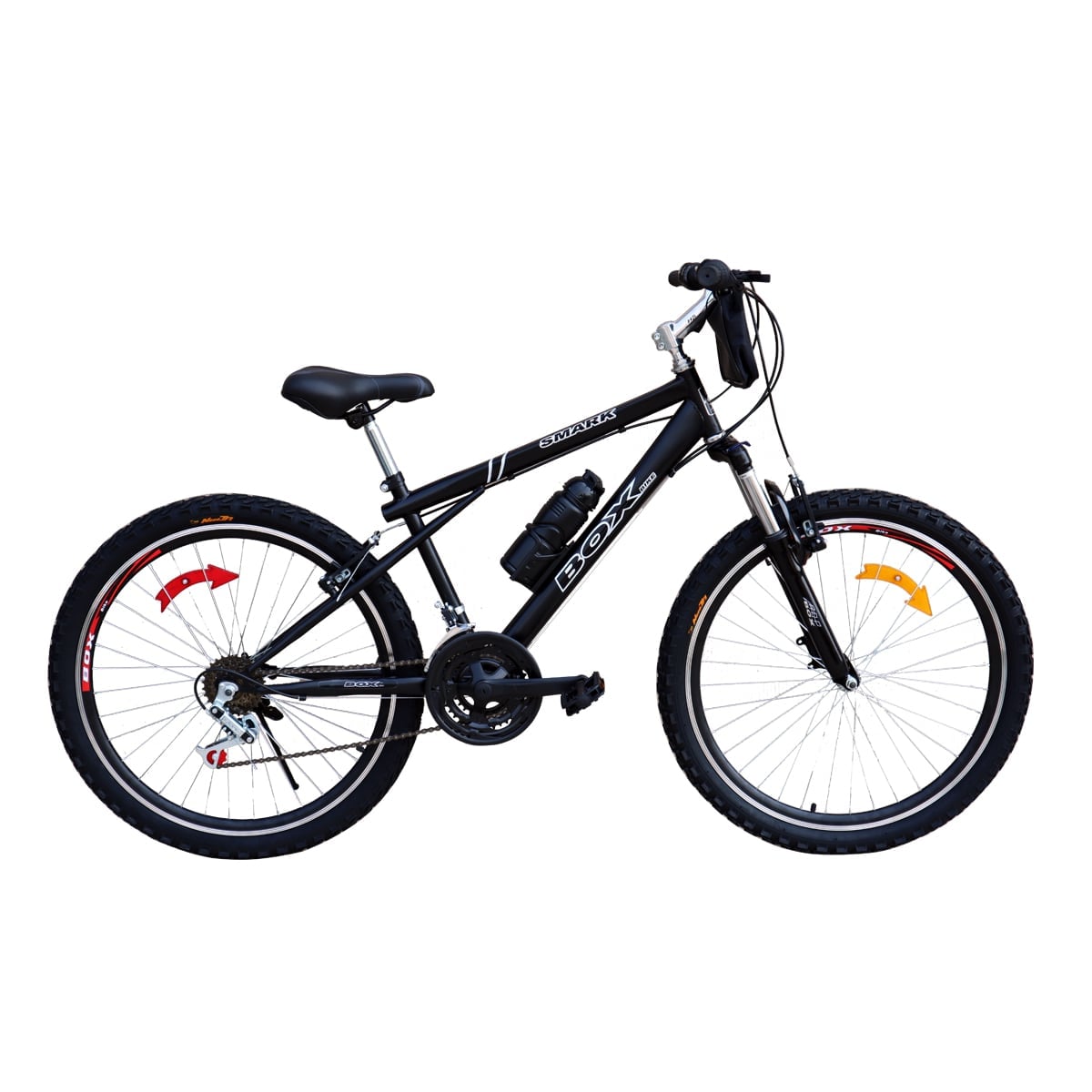 BICICLETA BOX BIKE MTB ARO 26 CON SUSPENSIÓN DELANTERA - NEGRO ENTERO - 2