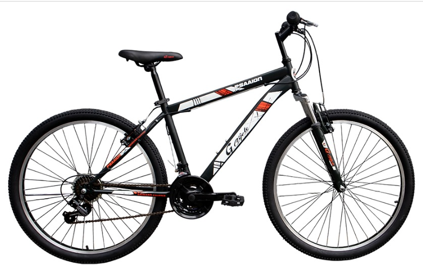 Bicicleta Mtb para Hombre Aro 26 NEGRO CON ROJO - 1