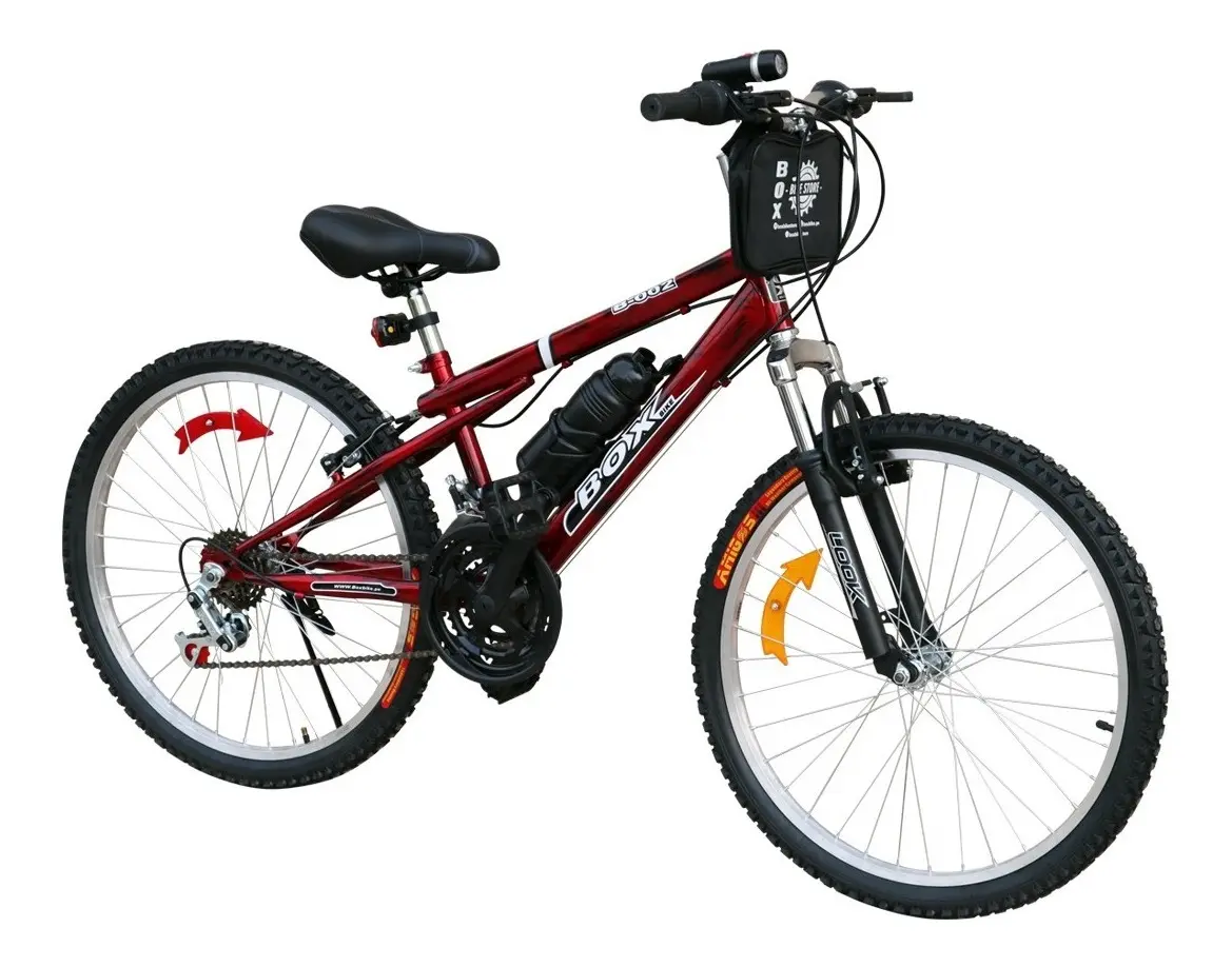 BICICLETA MOUNTAIN BIKE BOX BIKE MTB ARO 24 ROJO - 2