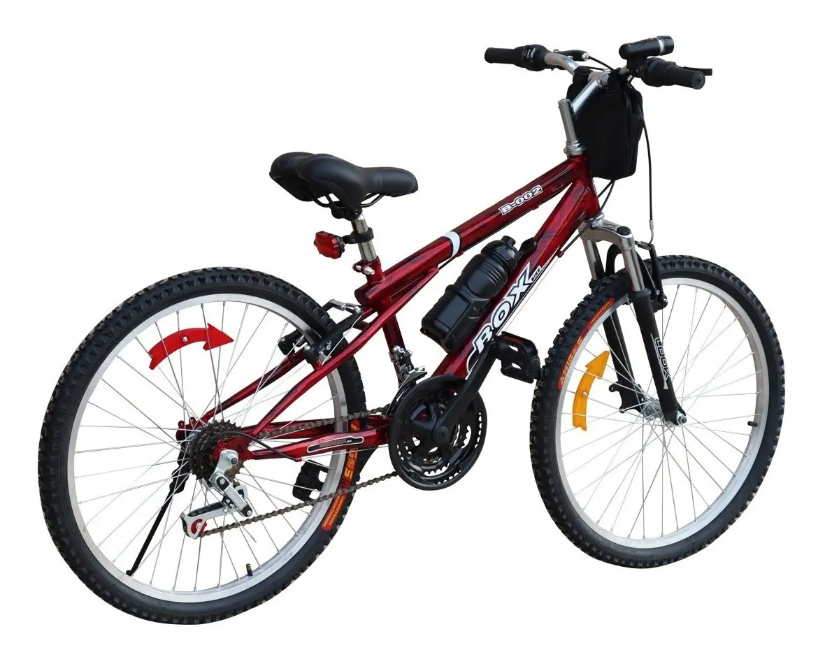 BICICLETA MOUNTAIN BIKE BOX BIKE MTB ARO 24 ROJO - 3