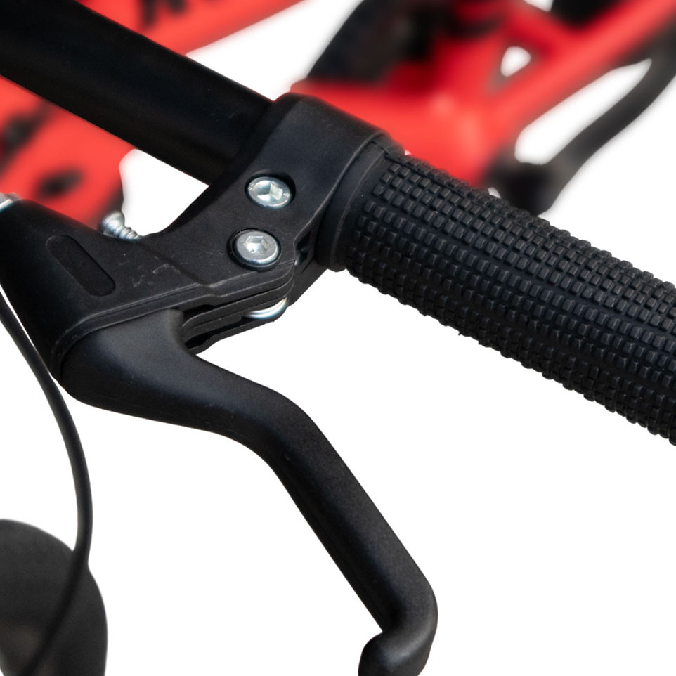 BICICLETA BOX MTB ARO 20 CON FRENOS DE DISCO Y SUSPENSIÓN DELANTERA ROJO - 5