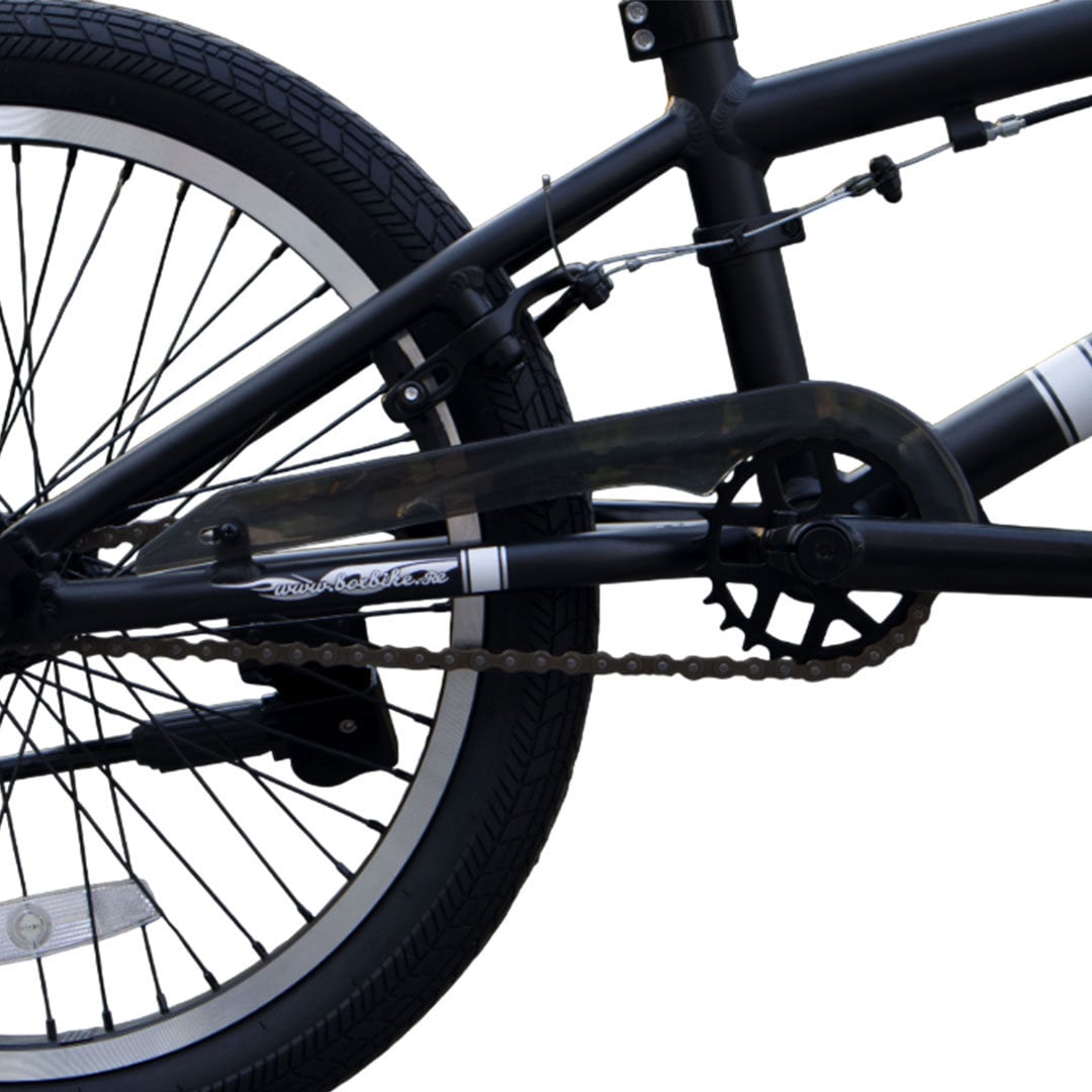 BICICLETA BOX BMX FREESTYLE ALUMINIO ARO 20 COLOR NEGRO - 5
