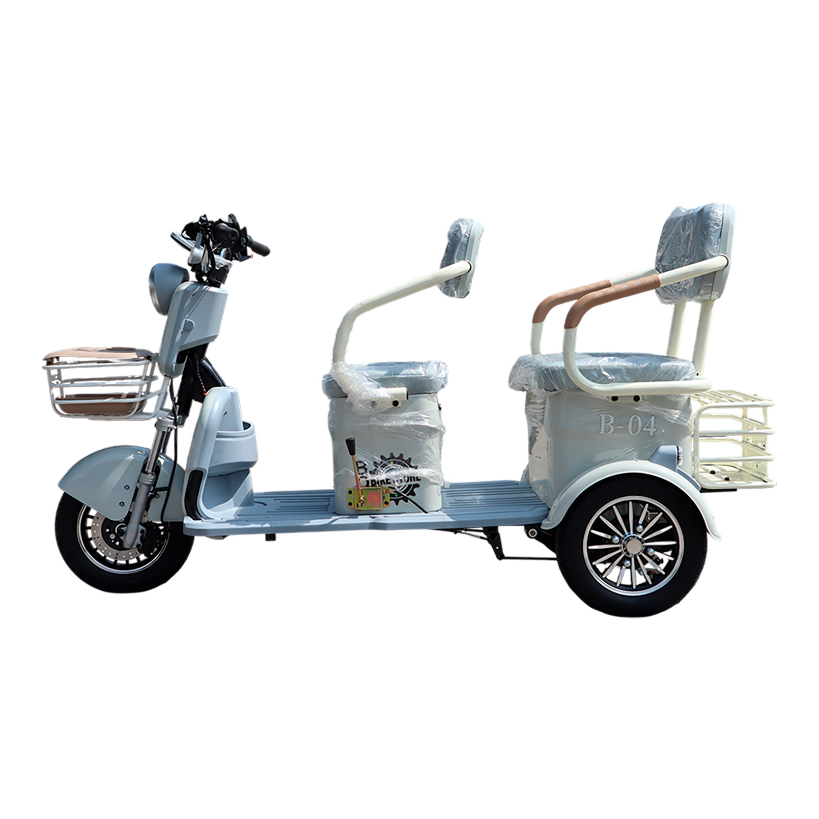 TRIMOTO BOX MODELO B-04 COLOR CELESTE - 1