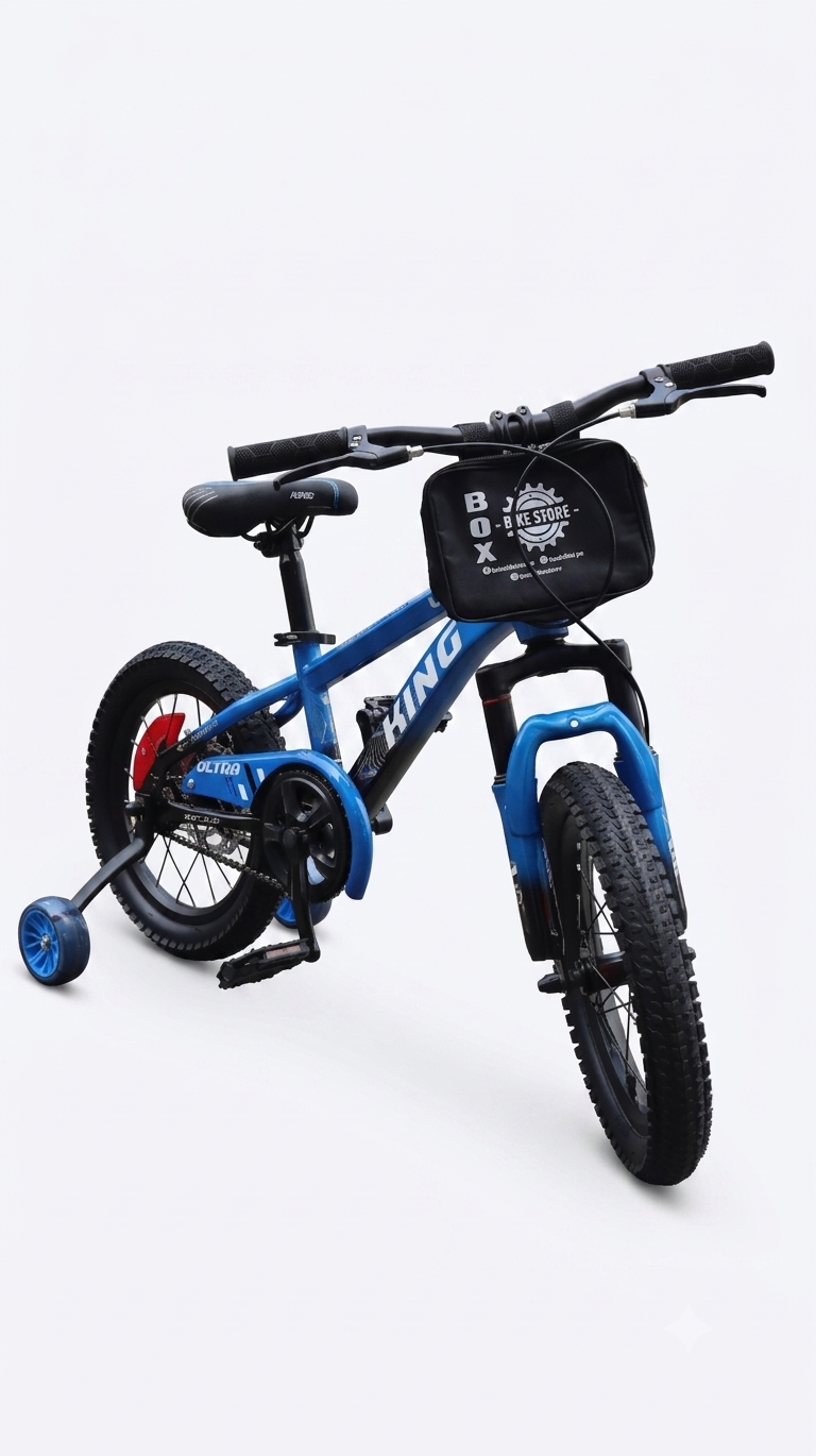 BICICLETA BOX ARO 16 PARA NIÑOS- AZUL - 2