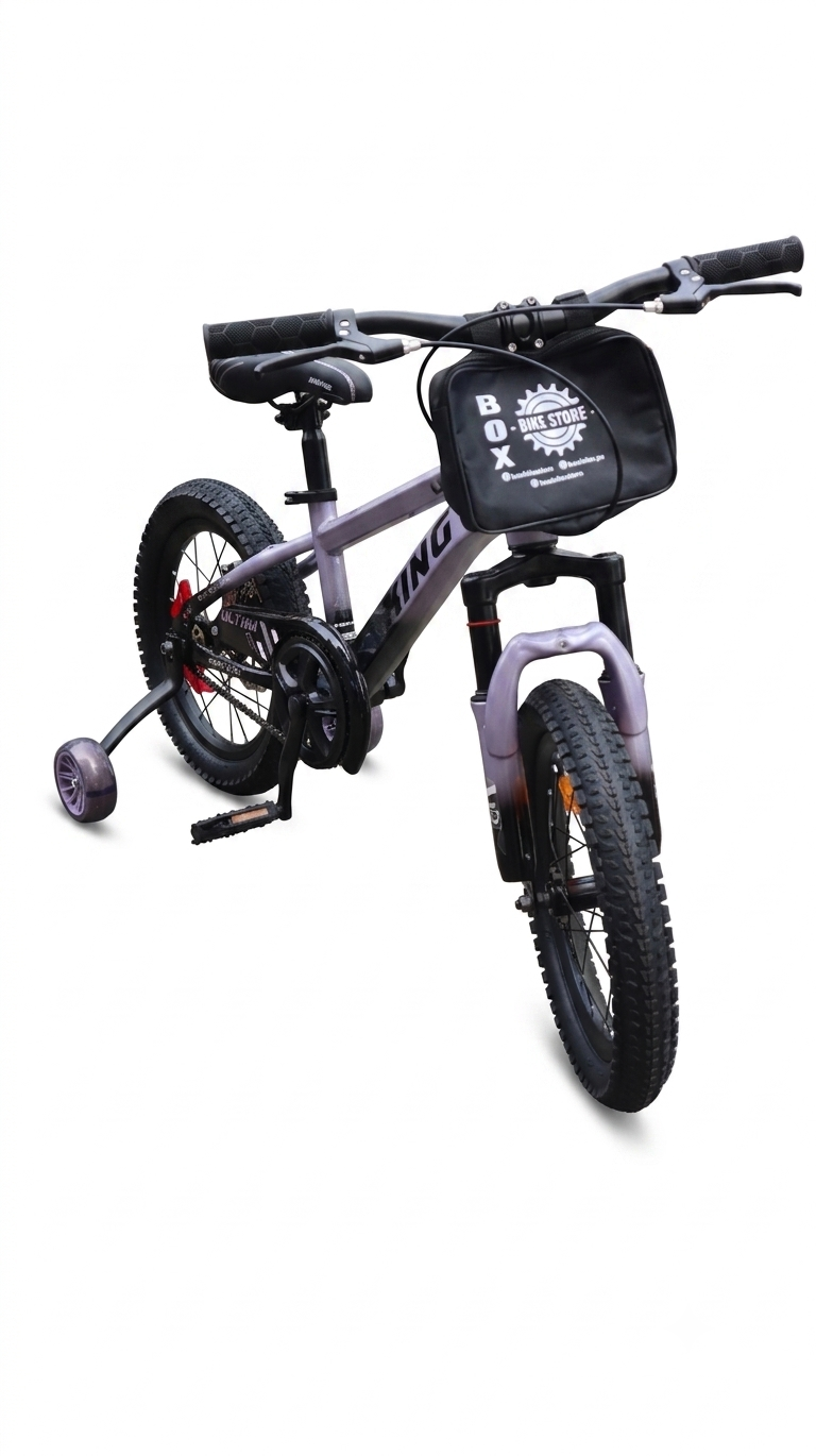 BICICLETA BOX ARO 16 PARA NIÑOS- MORADO - 2